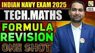 Navy SSR Maths Complete Formula Revision / Navy SSR Maths Formula One Shot / Navy Maths formula 2025
