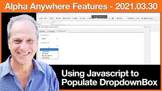 Populating the choices in a DropdownBox Control Using Javascript