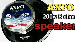 Axpo 12 inch Speaker Sound  testing 200watt -8 ohm's #shorts