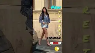 New Street Fashion Look 🔥 | Modern Urban Outfit for Women #Shorts
