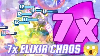 7x Elixir Chaos 😱 | Clone + Sparky Comeback Win | Clash Royale  @ClashRoyale @MORTEIRO 