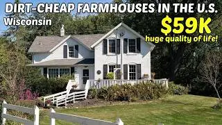 DIRT CHEAP Wisconsin Farmhouses: Real Estate GOLDMINES for a Better Life! 🏡💰💎