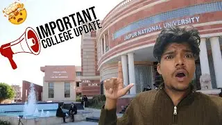 📢 IMPORTANT COLLEGE UPDATE ||| COLLEGE REVIEW 😭 || @amansainivlogs0009 
