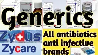 ZYDUS GENERIC ANTIBIOTICS ALL BRANDS IN INDIA #generic #products #medicine