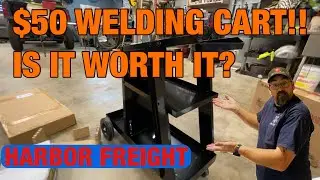 Сборка и обзор сварочной тележки Harbor Freight за 50 долларов | Идеально подходит для моего плаз...