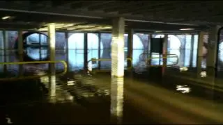 Staines, Bridge St. Flooded carpark 10/01/14