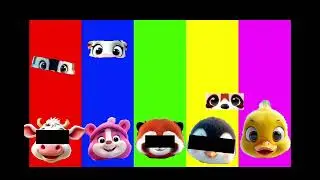 Wrong eyes 🎉👀 Can you guess the animal before the bar moves? Watch till the end and have fun! 🐮🐻🐧🐥