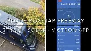 Kastenwagen „Knaus Boxstar Freeway“ - Der Strombedarf, die Solaranlage und die Victron-App