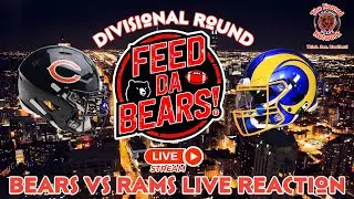 Bears vs Rams Divisional Round Match-Up (Live Reaction)