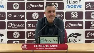 RUEDA DE PRENSA HÉCTOR BLANCO | DUX LOGROÑO 2-3 LEVANTE UD | LIGA F