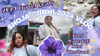 SHOJA / JIBHI 2024 TRAVEL VLOG #travelvlog #jibhi #shoja #himachalpradesh #2024 #waterwall #nature