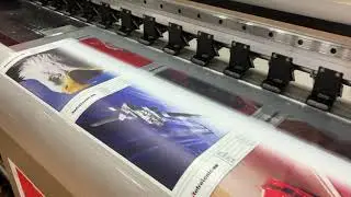 Double side printing, CMYK White CMYK, windows sticker printer