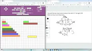 Sharing with ratio - knowing a part