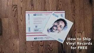 How to Ship Vinyl Records (FREE packaging material)
