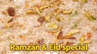 Laziz Sheer khurma Ramzan &Eid Special/ 10 minutes Desert Recipe 