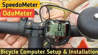 Bicycle Computer Setup & Installation | Bicycle Speedometer Odometer Installation and Setup in Hindi