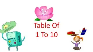 1 To 10 Tables for kids | learn table in very easy way | learn basic maths of kids | Fun N Fly