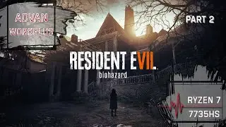 RESIDENT EVIL 7 PART 2 | JACK BAKER FIGHT | ADVAN WORKPLUS RYZEN 7 7735HS #residentevil