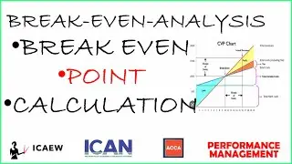 BREAK-EVEN-ANALYSIS | BREAK EVENPOINTCALCULATION | CVP-CONTRIBUTION-SALES RATIO CALCULATION | BEP |