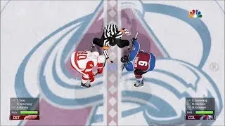 NHL 18 - Colorado Avalanche vs Detroit Red Wings - Gameplay (HD) [1080p60FPS]