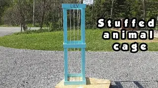 DIY stuffed animal cage