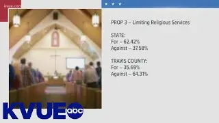 All 8 amendments to the Texas Constitution passed. But Travis Co. voters rejected 3 of them | KVUE