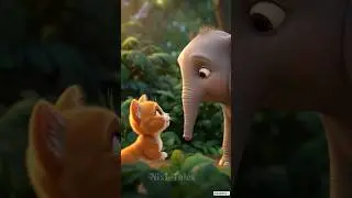 Cat and elephant story | Animal friendship | #viral #trending #friendship #animallove
