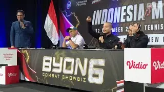 PRESS CONFERENCE PUTRA ABDULLAH VS RONAL SIAHAAN‼️ MAIN EVENT BYON 6 INDONESIA VS MALAYSIA 2🔥
