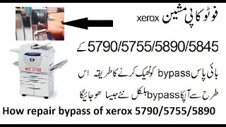 how to make bypass work like new xerox 5775/5755/5890/5855