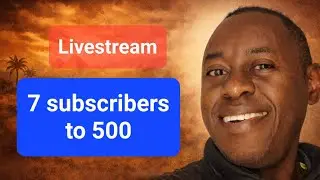 Can we get to 500 subs in this live?