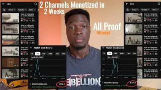 Мне удалось монетизировать свои 2 канала на YouTube за 2 недели с помощью LIVE (без кликбейта).