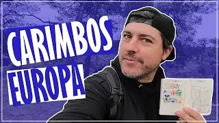 🎒🇪🇺 Primeiros CARIMBOS NO PASSAPORTE, mochilao Europa