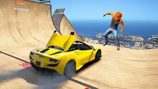 Crazy Bigest Ramp | Spiderman VS Ferrari (Euphoria Physics Fails and Funny Moments)