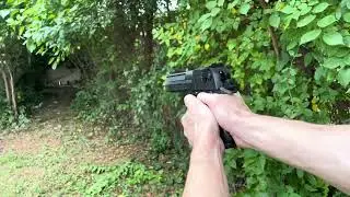 Shooting the Desert Eagle with mapleleaf silicone 80 degree bucking .20 bbs
