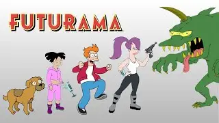 Futurama Size Comparison | Biggest characters of Futurama | Heights Comparison