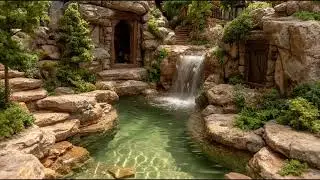 Mini Zen Waterfall for Deep Sleep &mdash; Relieve Stress & Anxiety Fast (No Music) | for Study & Calm Mind