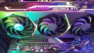 MSI GeForce RTX 3080 Suprim X 10G - Подсветка 1