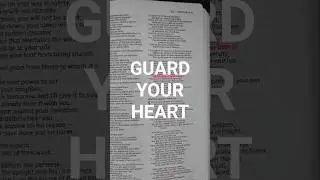 Guard Your Heart | Proverbs 4:23 | Short Bible Verse