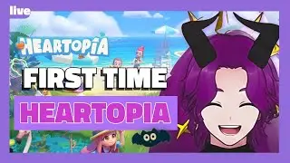 【Heartopia】 Pertama Kali | Cozy Life & Reaksi Jujur 💖 | VTuber Arkonumm