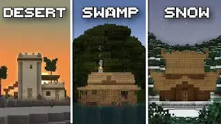3 Starter Houses In Minecraft