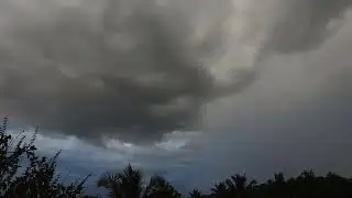 Rain cloud buildup on 911