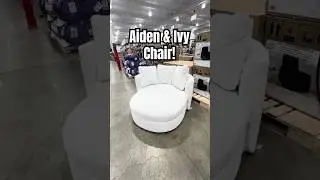 Кресло Aiden & Ivy Holley с пуфом в Costco: стильное и невероятно удобное! 🛋️✨