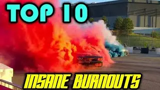 TOP 10 INSANE HELLCAT BURNOUTS