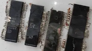 Gold in DIP IC chips | Easy gold to process