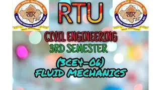 B.TECH |Dec.2019|3rd sem||Fluid Mechanics|C.E. Branch| RTU