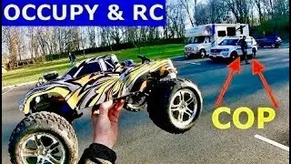 Traxxas REVO Survivor Edition - Bash and Coppers Everywhere. NitroGang Is Never Infected!