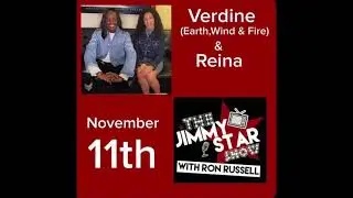 Interview- Verdine White & Reina on The Jimmy Star Show With Ron Russlle