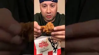 Big Bite! KFC&reg; Hot & Spicy Chicken Wings #food #shorts #foodie
