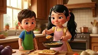 💛✨Leo & Mia&rsquo;s Kitchen Tales | Episode 5: 🥪 Vegetable Cheese Sandwich