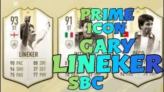 GARY LINEKER PRIME ICON SBC FIFA 19 (CHEAPEST!)